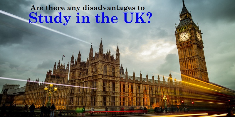 Are there any disadvantages to studying in the UK
